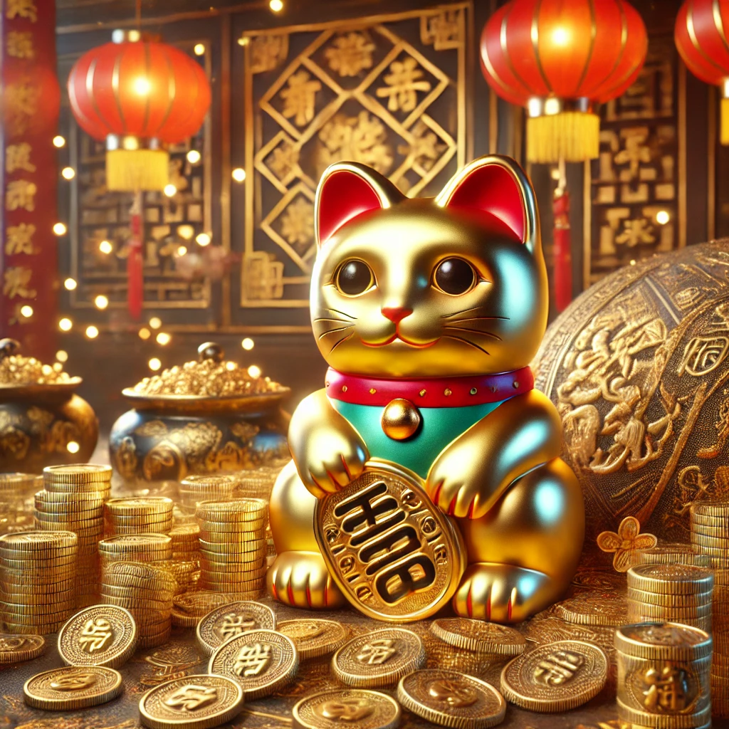 Maneki 88 Gold Lucky Cat